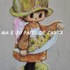 MARY HAMILTON FOLHA DECORADA SCRAPBOOKING IMPORTADA = MH163