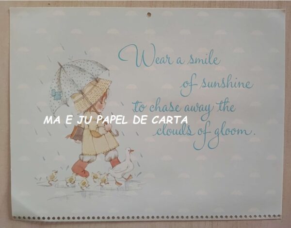 CALENDÁRIO ANO 1989 – SUNNY THOUGHTS - LUV UMS – CL108 - Image 10