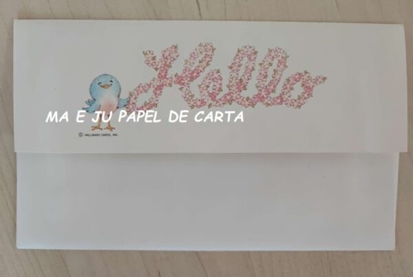 BICHINHO BIRD CONJUNTO IMPORTADO = PAPEL + ENVELOPE – BI658 - Image 4