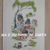MENININHA FOLHA DECORADA SCRAPBOOKING IMPORTADA = MEN1049