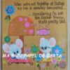 BICHINHO MOUSE FOLHA DECORADA SCRAPBOOKING IMPORTADA = BI670