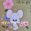 BICHINHO MOUSE FOLHA DECORADA SCRAPBOOKING IMPORTADA = BI672 - Image 4