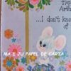 BICHINHO MOUSE FOLHA DECORADA SCRAPBOOKING IMPORTADA = BI675 - Image 2