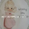 PRECIOUS MOMENTS FOLHA DECORADA SCRAPBOOKING IMPORTADA = PM196 - Image 2