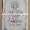 PRECIOUS MOMENTS FOLHA DECORADA SCRAPBOOKING IMPORTADA = PM197