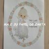 PRECIOUS MOMENTS FOLHA DECORADA SCRAPBOOKING IMPORTADA = PM198
