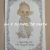 PRECIOUS MOMENTS FOLHA DECORADA SCRAPBOOKING IMPORTADA = PM211