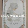 PRECIOUS MOMENTS FOLHA DECORADA SCRAPBOOKING IMPORTADA = PM216