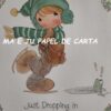 PRECIOUS MOMENTS FOLHA DECORADA SCRAPBOOKING IMPORTADA = PM221 - Image 2