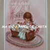 MENININHA FOLHA DECORADA SCRAPBOOKING IMPORTADA = MEN1075