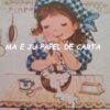 MENININHA FOLHA DECORADA SCRAPBOOKING IMPORTADA = MEN1161 - Image 4