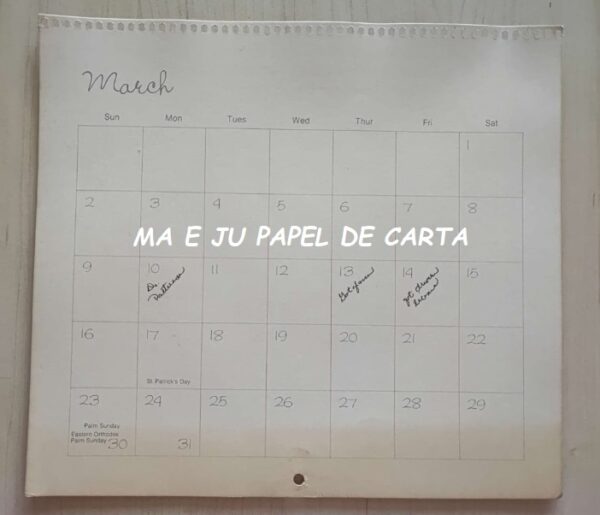 CALENDÁRIO ANO 1980 DA COLEÇÃOELENA URCHINS - FRIENDS ARE FOR SHARING - AMERICAN GREETINGS – CL112 - Image 9