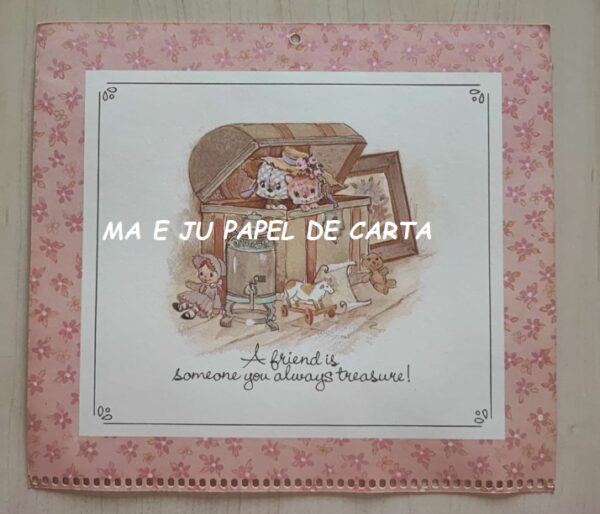 CALENDÁRIO ANO 1980 DA COLEÇÃOELENA URCHINS - FRIENDS ARE FOR SHARING - AMERICAN GREETINGS – CL112 - Image 12