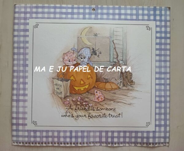 CALENDÁRIO ANO 1980 DA COLEÇÃOELENA URCHINS - FRIENDS ARE FOR SHARING - AMERICAN GREETINGS – CL112 - Image 22