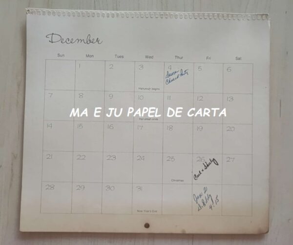 CALENDÁRIO ANO 1980 DA COLEÇÃOELENA URCHINS - FRIENDS ARE FOR SHARING - AMERICAN GREETINGS – CL112 - Image 27