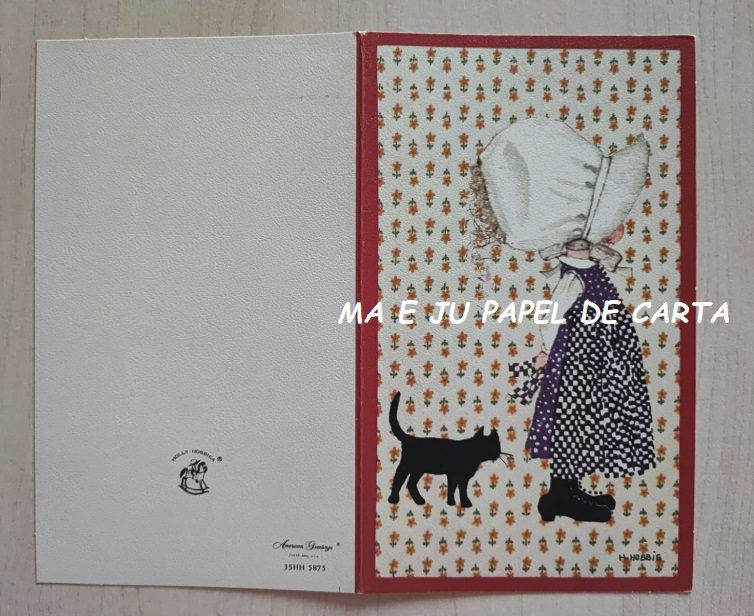 HOLLY HOBBIE CARTÃO IMPORTADO = HH610 - Imagem 3