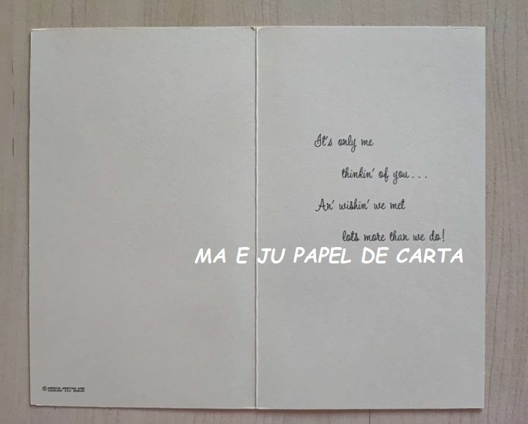 HOLLY HOBBIE CARTÃO IMPORTADO = HH610 - Imagem 4