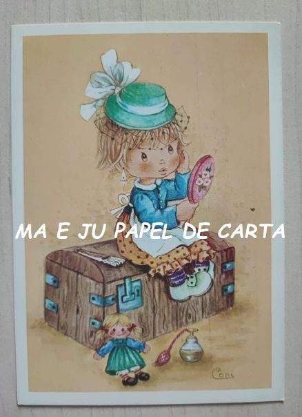 POSTCARD MENININHA NACIONAL = PT219