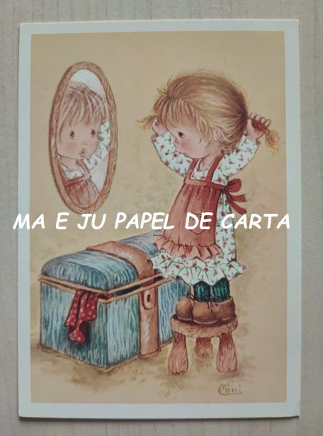 POSTCARD MENININHA NACIONAL = PT221