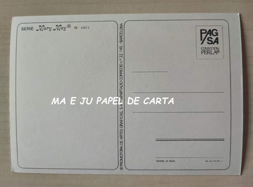 POSTCARD MENININHA IMPORTADO = PT222 - Imagem 2