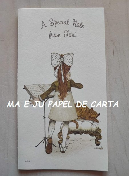 HOLLY HOBBIE CARTÃO IMPORTADO = HH674