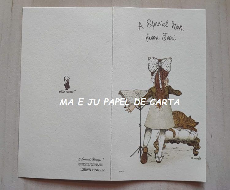 HOLLY HOBBIE CARTÃO IMPORTADO = HH674 - Imagem 3