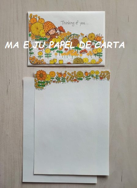 MENININHAS CONJUNTO IMPORTADO HALLMARK = PAPEL + ENVELOPE – MEN1420
