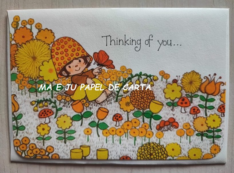 MENININHAS CONJUNTO IMPORTADO HALLMARK = PAPEL + ENVELOPE – MEN1420 - Imagem 4