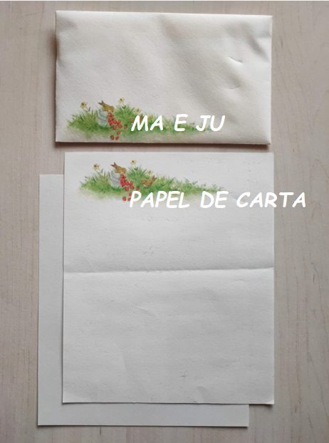 MENININHAS CONJUNTO IMPORTADO HALLMARK = PAPEL + ENVELOPE – MEN1422