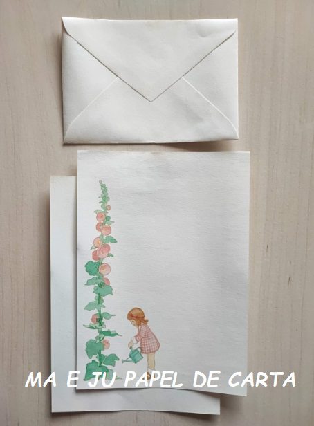 MENININHAS CONJUNTO IMPORTADO HALLMARK = PAPEL + ENVELOPE – MEN1424