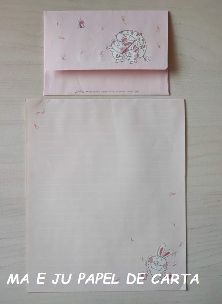 JOLLY RABBITS NAKAMURA SEIKO – ANGEL SONY CONJUNTO IMPORTADO = PAPEL + ENVELOPE – DV74