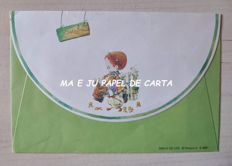 MENININHAS CARROT – SAN-X CHIZURU ENVELOPE AVULSO – DV80