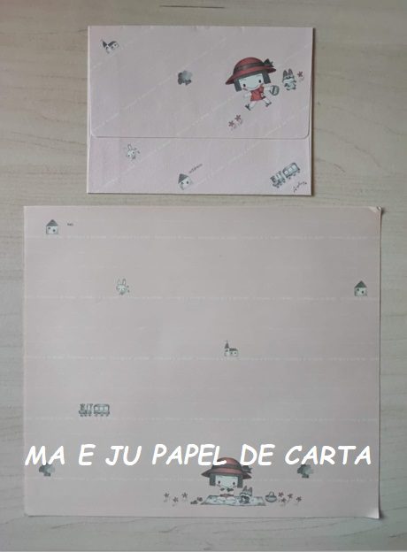 MENININHAS NAKAMURA SEIKO – ANGEL SONY CONJUNTO IMPORTADO = PAPEL + ENVELOPE – DV84