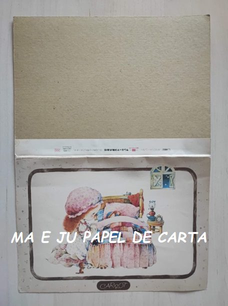 MENININHAS CARROT - SAN-X CHIZURU CONJUNTO IMPORTADO = CAPA + PAPEL – DV65 - Imagem 4