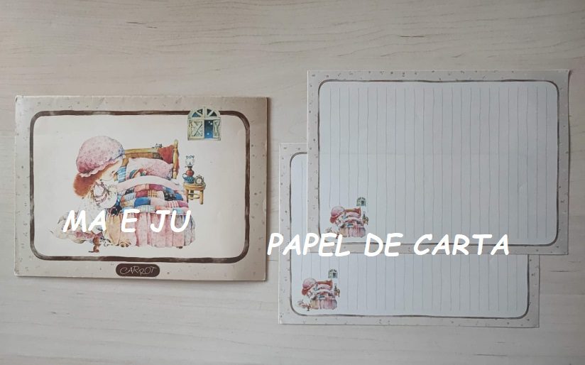 MENININHAS CARROT - SAN-X CHIZURU CONJUNTO IMPORTADO = CAPA + PAPEL – DV65