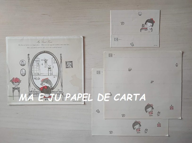 MENININHAS NAKAMURA SEIKO – ANGEL SONY CONJUNTO IMPORTADO = CAPA + PAPEL + ENVELOPE – DV69
