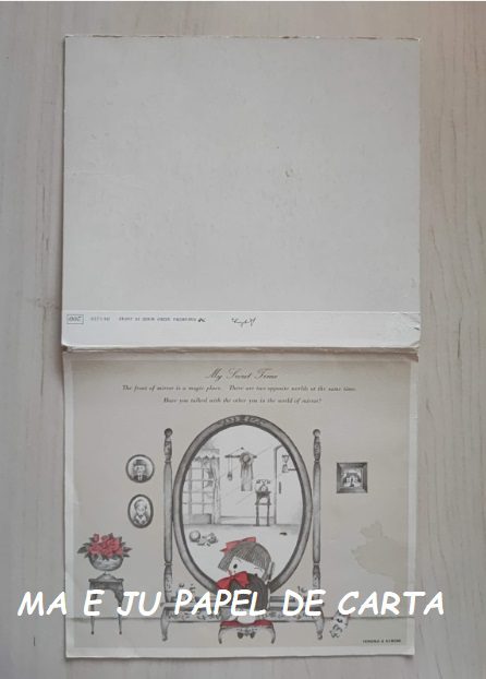 MENININHAS NAKAMURA SEIKO – ANGEL SONY CONJUNTO IMPORTADO = CAPA + PAPEL + ENVELOPE – DV69 - Imagem 4