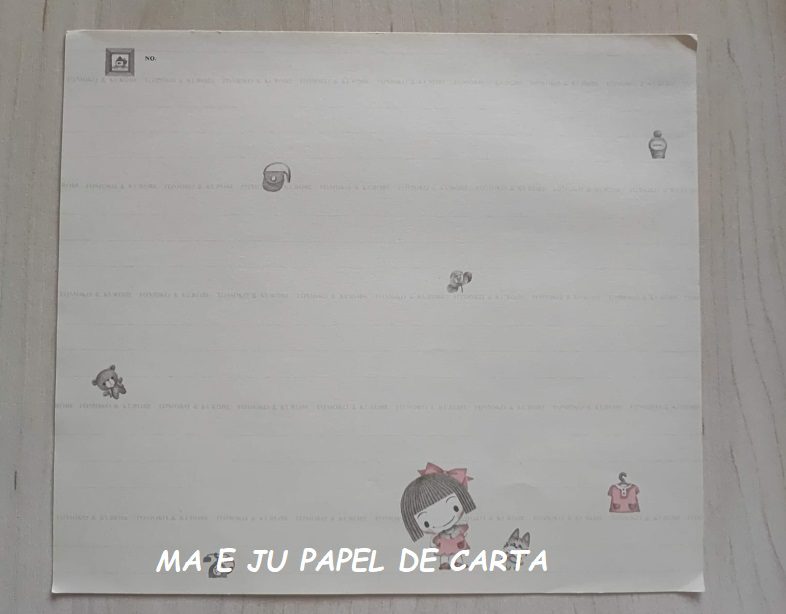 MENININHAS NAKAMURA SEIKO – ANGEL SONY CONJUNTO IMPORTADO = CAPA + PAPEL + ENVELOPE – DV69 - Imagem 7