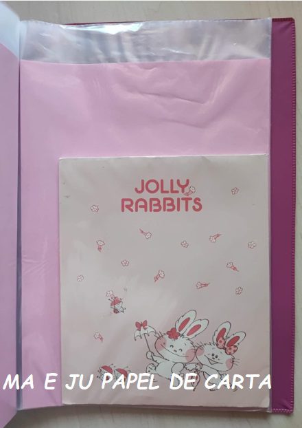 JOLLY RABBITS NAKAMURA SEIKO – ANGEL SONY CONJUNTO IMPORTADO = CAPA + PAPEL + ENVELOPE – DV73 - Imagem 10