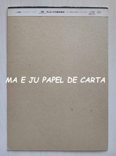 MENININHAS CARROT – SAN-X CHIZURU CONJUNTO IMPORTADO = CAPA + PAPEL + ENVELOPE – DV76 - Imagem 3