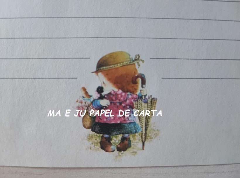 MENININHAS CARROT – SAN-X CHIZURU CONJUNTO IMPORTADO = CAPA + PAPEL + ENVELOPE – DV76 - Imagem 8