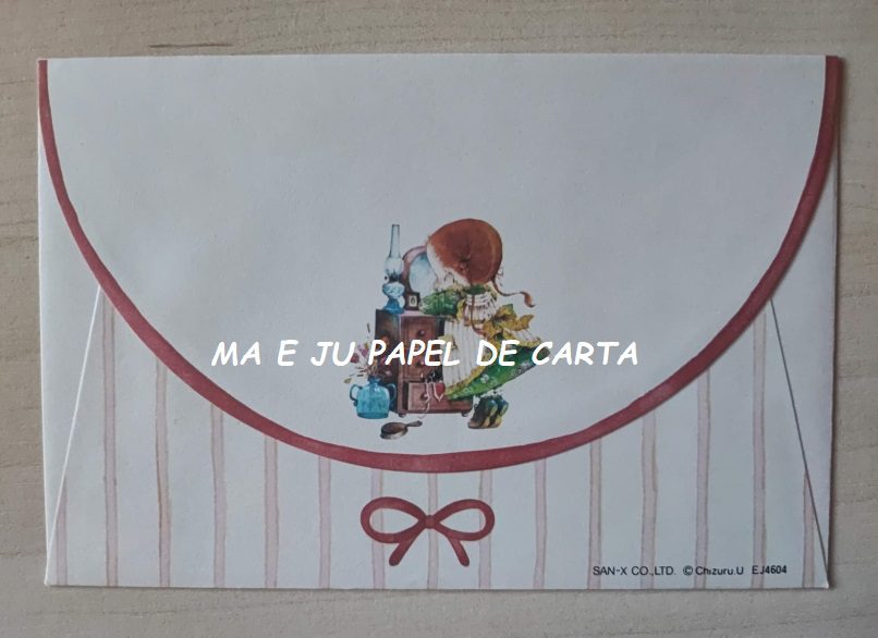 MENININHAS CARROT – SAN-X CHIZURU CONJUNTO IMPORTADO = PAPEL + ENVELOPE – DV79 - Imagem 4