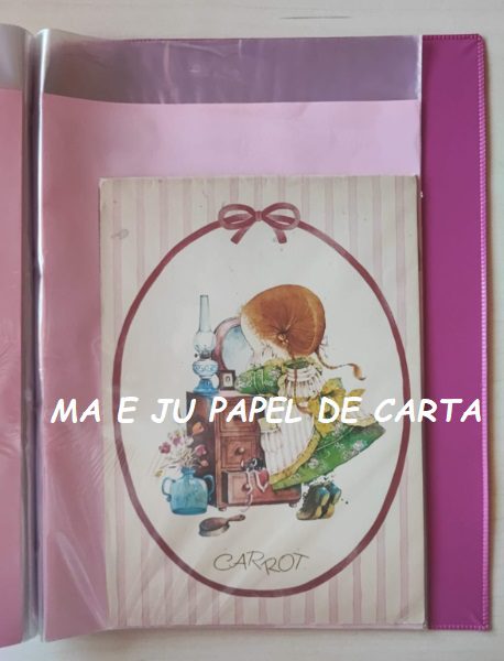 MENININHAS CARROT – SAN-X CHIZURU CONJUNTO IMPORTADO = CAPA + PAPEL + ENVELOPE – DV78 - Imagem 10