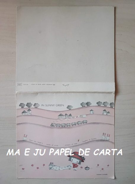MENININHAS NAKAMURA SEIKO – ANGEL SONY CONJUNTO IMPORTADO = CAPA + PAPEL + ENVELOPE – DV83 - Imagem 4