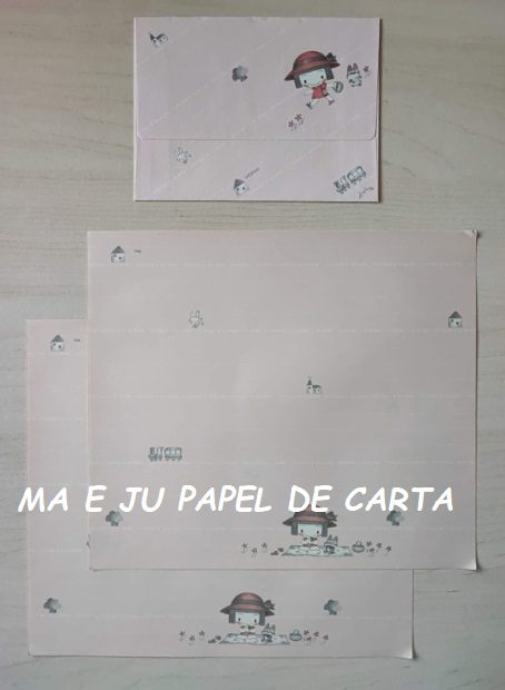 MENININHAS NAKAMURA SEIKO – ANGEL SONY CONJUNTO IMPORTADO = CAPA + PAPEL + ENVELOPE – DV83 - Imagem 6