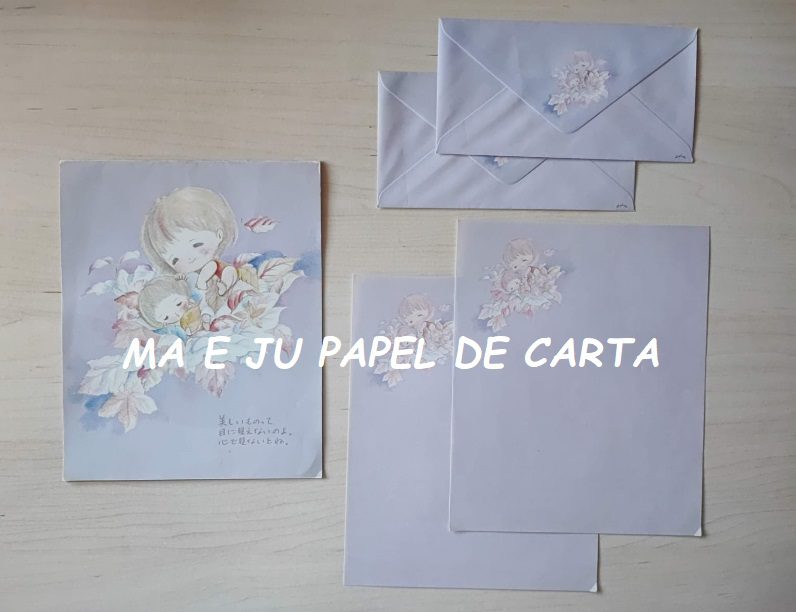 MENININHAS NAKAMURA SEIKO – ANGEL SONY CONJUNTO IMPORTADO = CAPA + PAPEL + ENVELOPE – DV89
