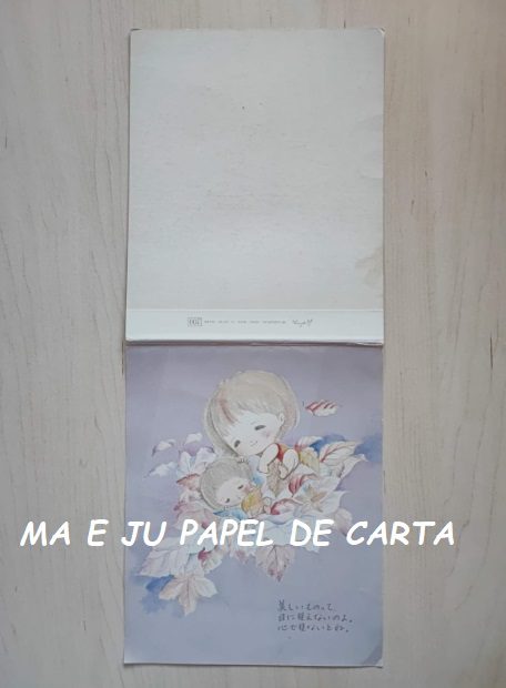 MENININHAS NAKAMURA SEIKO – ANGEL SONY CONJUNTO IMPORTADO = CAPA + PAPEL + ENVELOPE – DV89 - Imagem 4