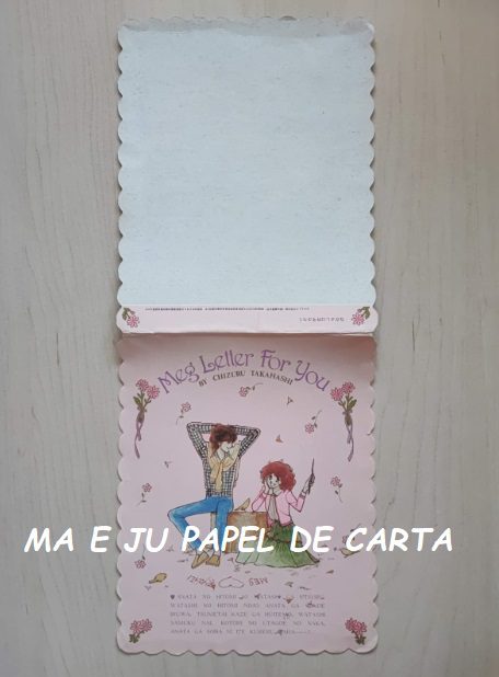 MENININHAS MEG LETTER FOR YOU - CHIZURU TAKASHI CONJUNTO IMPORTADO = CAPA + PAPEL – DV92 - Imagem 4
