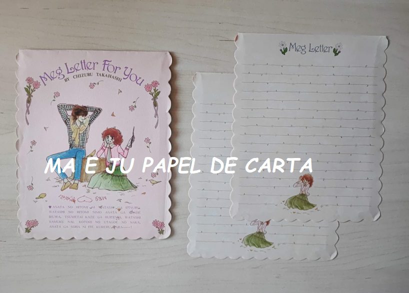 MENININHAS MEG LETTER FOR YOU - CHIZURU TAKASHI CONJUNTO IMPORTADO = CAPA + PAPEL – DV92