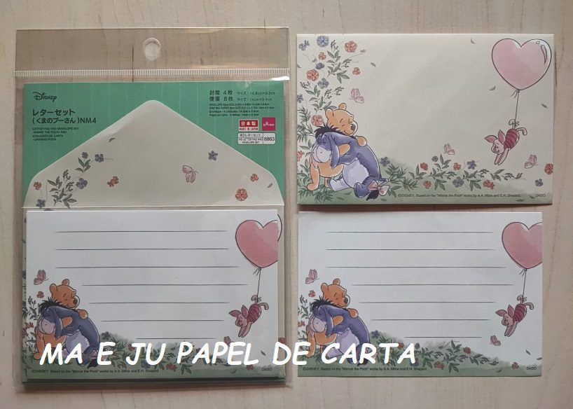 URSINHO POOH – DISNEY – JAPÃO = SET LACRADO = PERS50